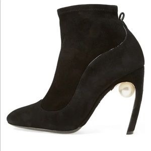 Nicholas Kirkwood Pearl Suede Booties
